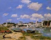 尤金 布丹 : Honfleur, a Dock